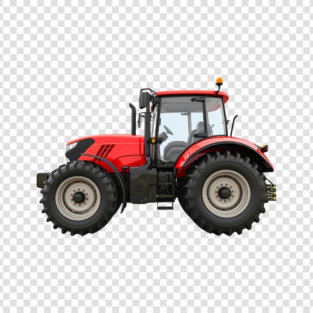 PSD tractor isolated on a white background