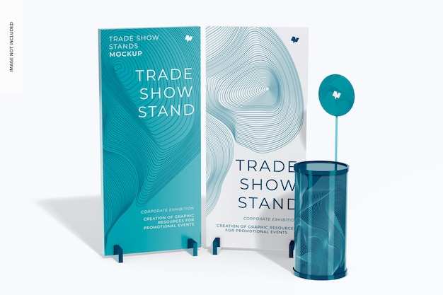 PSD trade show stand mockup