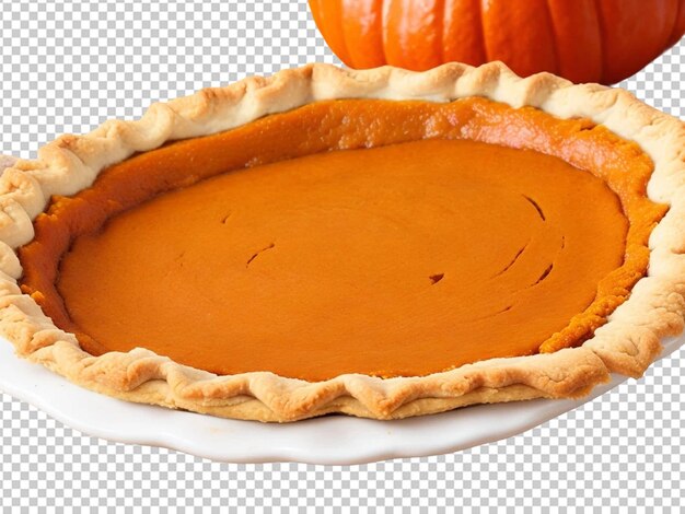 PSD traditional american homemade pumpkin pie