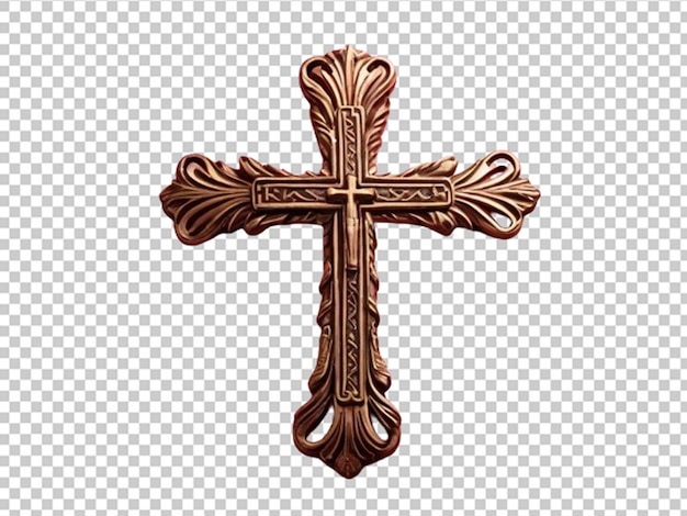 Traditional branch palm christian cross