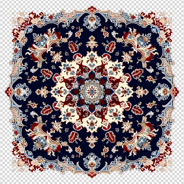 PSD traditional carpet isolated on transparent background png