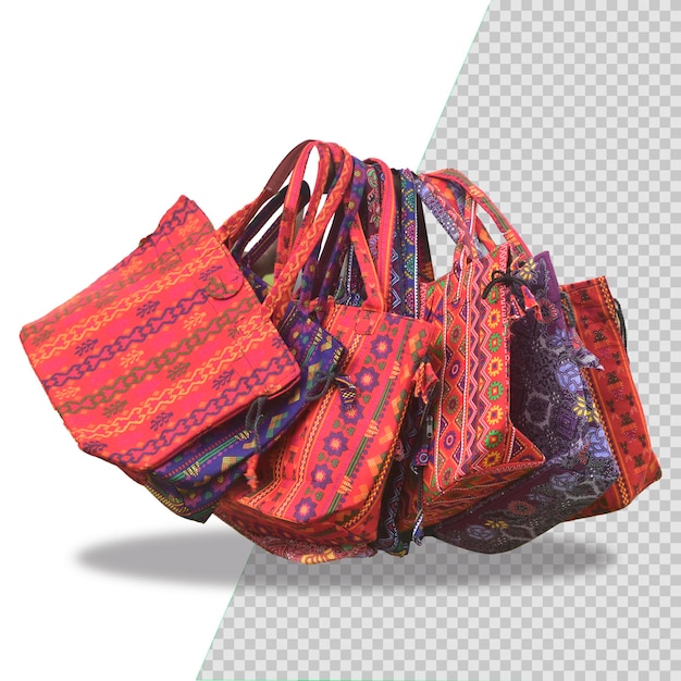 Traditional craft bag isolated