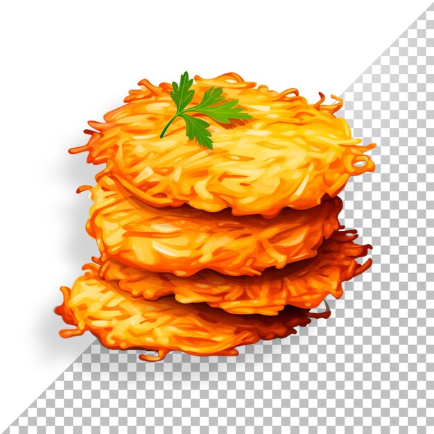 PSD traditional hanukkah food with 3d effect