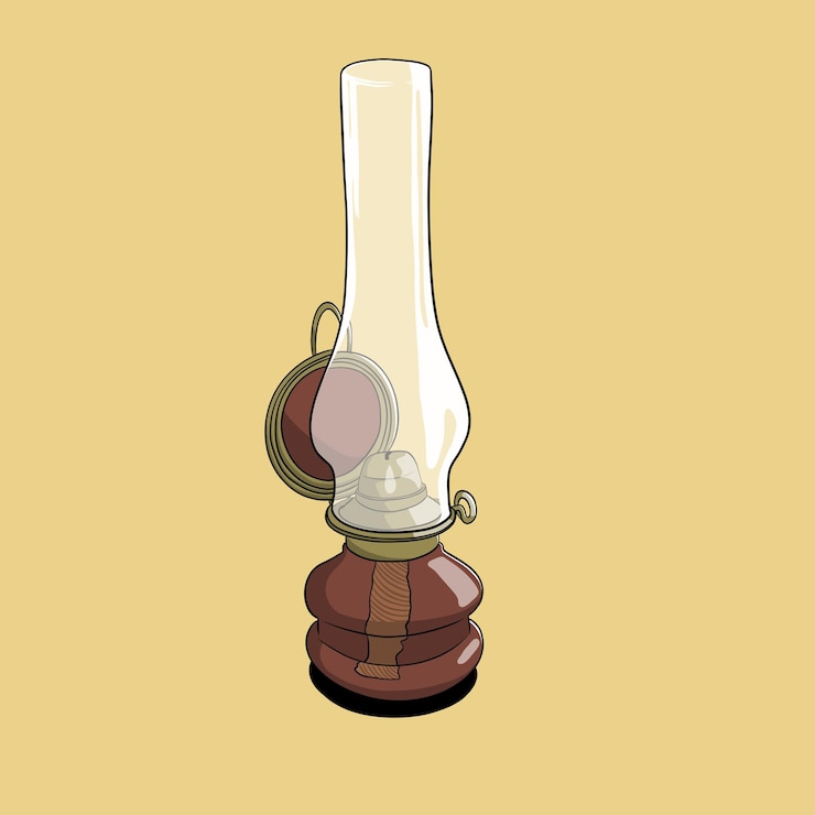 PSD traditional oil lamp