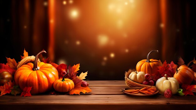 PSD traditional thanksgiving background