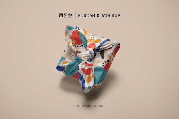 Traditionel furoshiki indpakningsklud