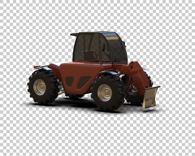 Træskæremaskine isoleret på baggrund 3D-rendering illustration
