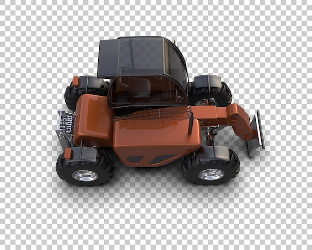 Træskæremaskine isoleret på baggrund 3D-rendering illustration