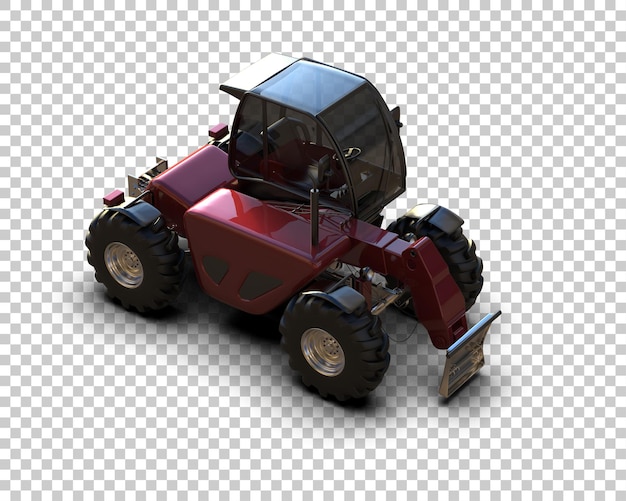 Træskæremaskine isoleret på baggrund 3D-rendering illustration