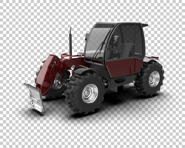 Træskæremaskine isoleret på baggrund 3D-rendering illustration