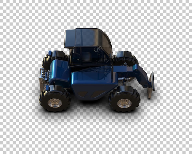 Træskæremaskine isoleret på baggrund 3D-rendering illustration