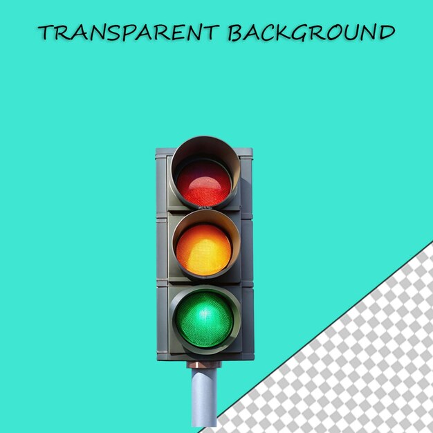 PSD traffic light icon 3d