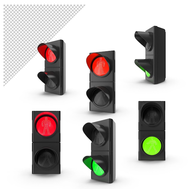 PSD traffic light png