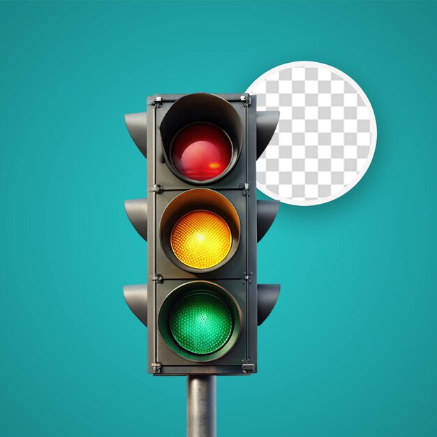 PSD traffic lights red amber and green gradient