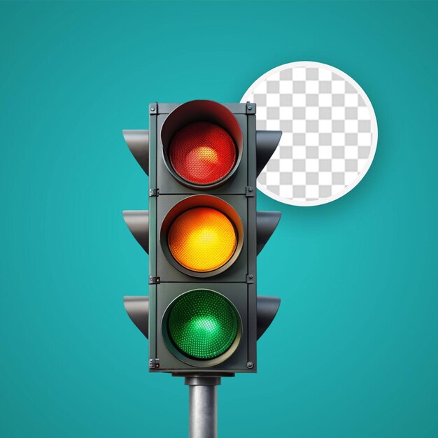 PSD semafori rossi ambra e verde gradiente