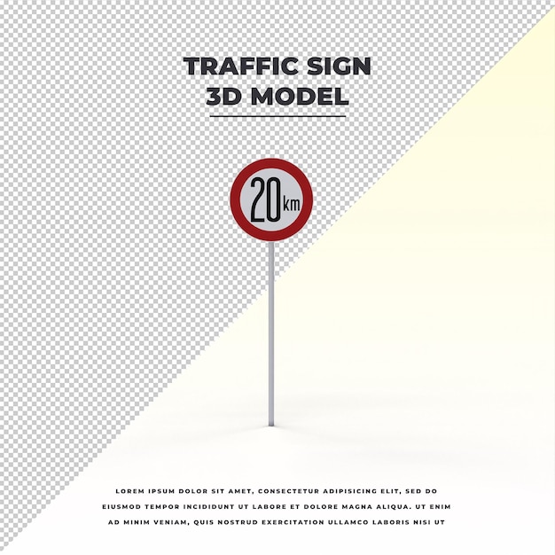 PSD traffic sign