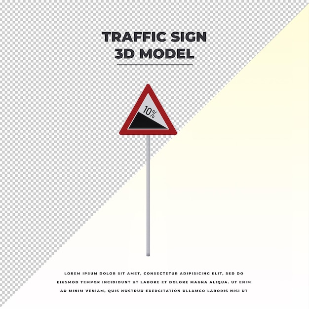 PSD traffic sign