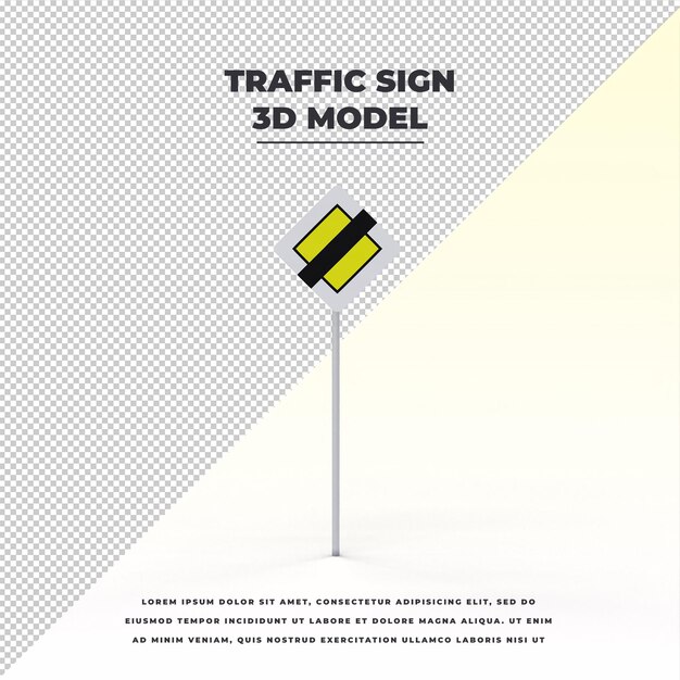 PSD traffic sign