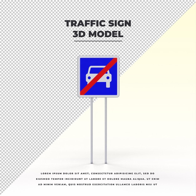 PSD traffic sign