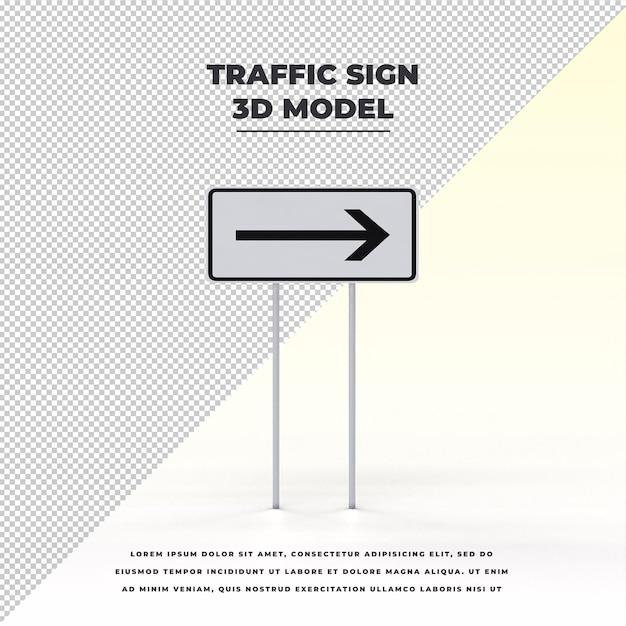 PSD traffic sign