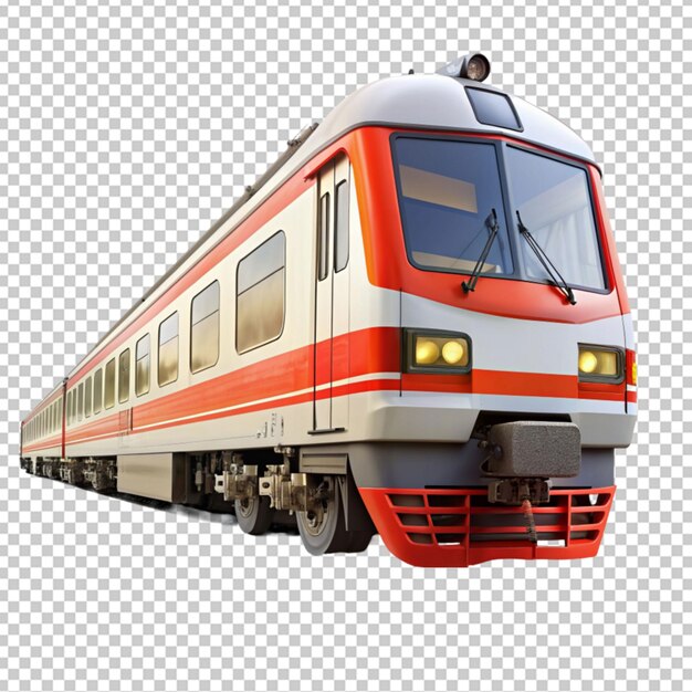 PSD train isolated on transparent background