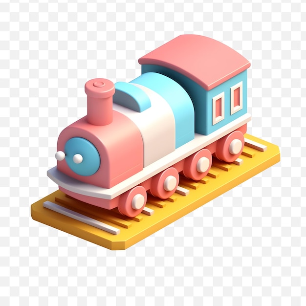 PSD train on a track png image - train on a track png download