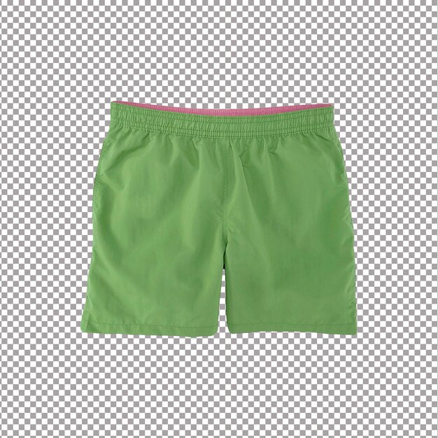 PSD training shorts isolated on white background