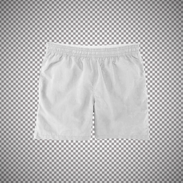 PSD training shorts isolated on white background