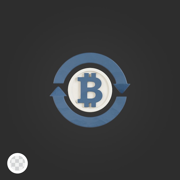 transakcja bitcoin z strzałkami