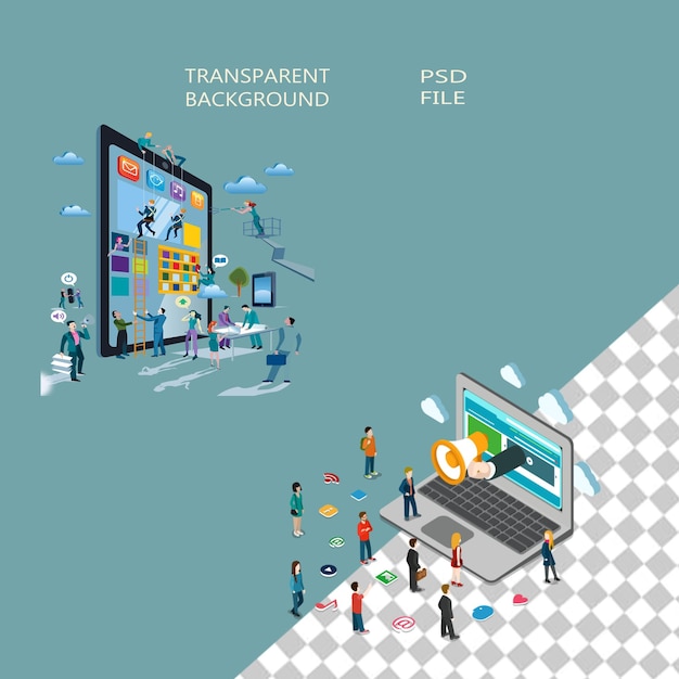 Transformacja cyfrowa Marketing cyfrowy Firma biznesowa