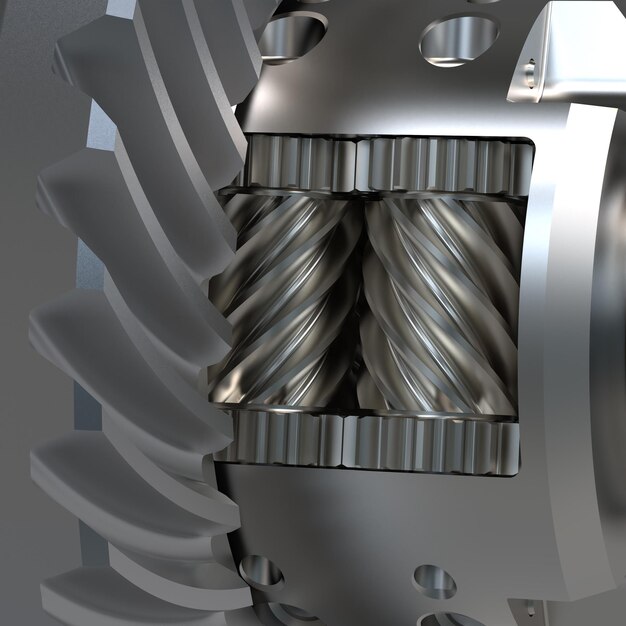 PSD 透明な背景の 3 d レンダリング図に分離されたトランスミッションの歯車