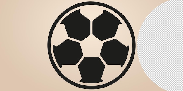 Transparant balpictogram PNG op transparante achtergrond