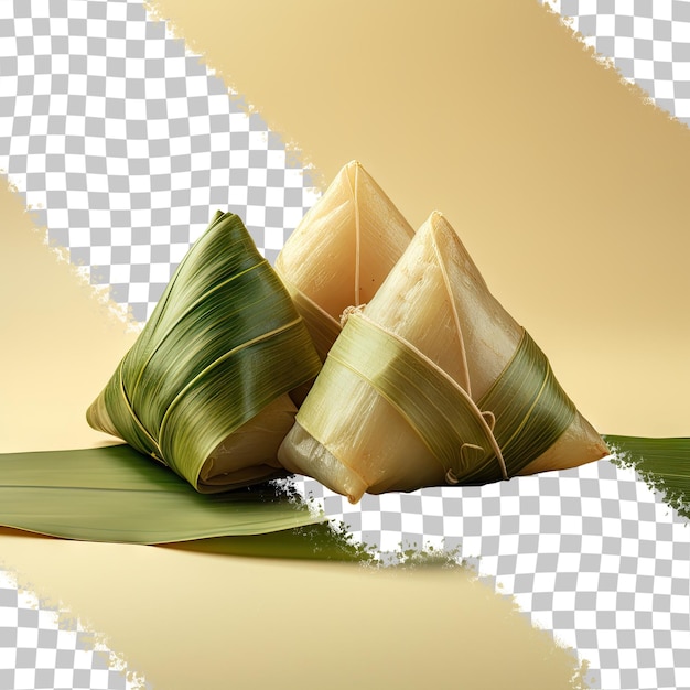 PSD transparante achtergrond met zongzi of rijstkoekjes