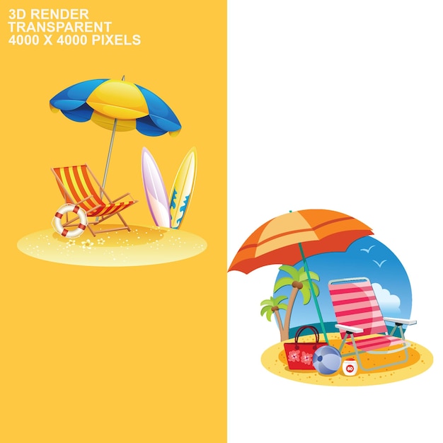 Transparante achtergrond op een zomerdag