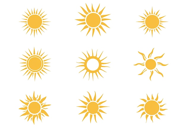 Transparante achtergrond zon