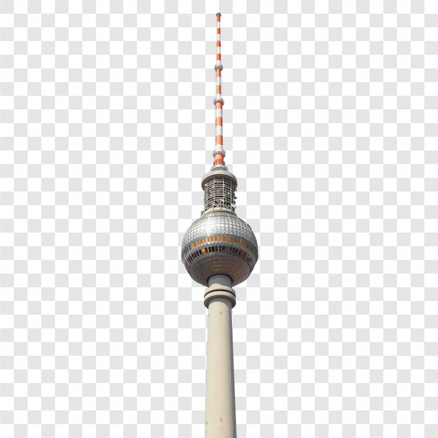 Transparante Fernsehturm TV-toren in Berlijn