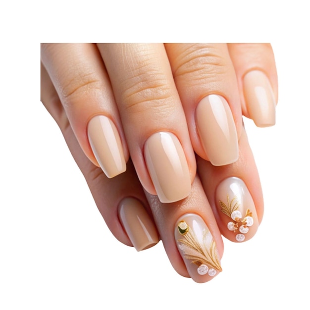 Transparante foto van de nagels