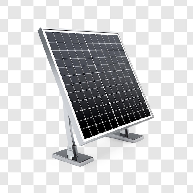 Transparantie achtergrond psd van zonnepanelen