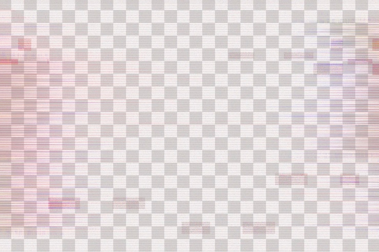 PSD transparent abstract digital glitch background