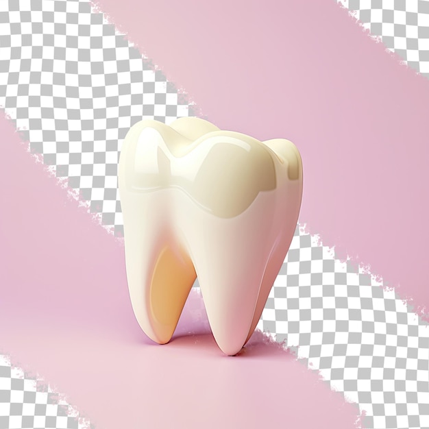 PSD transparent background emphasizes dental impression