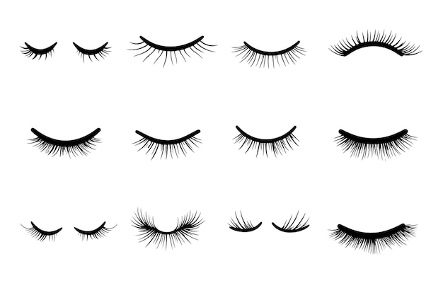 transparent background eyelashes
