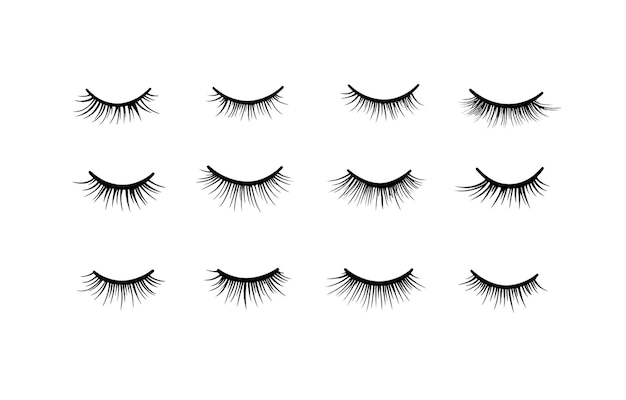 transparent background eyelashes