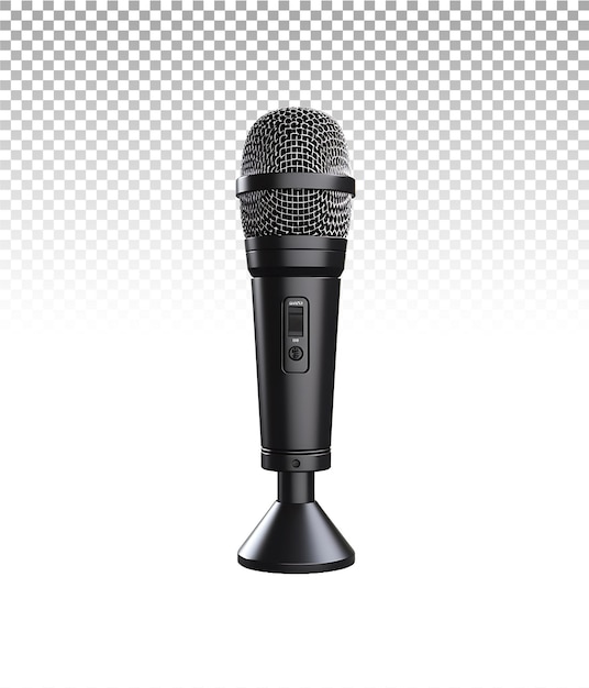 Прозрачный фон для микрофона обеспечивает максимальную гибкость дизайна