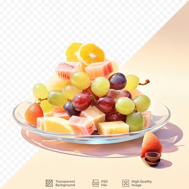 PSD transparent background for fresh fruit treats