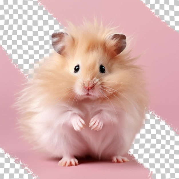 PSD transparent background hamster isolation