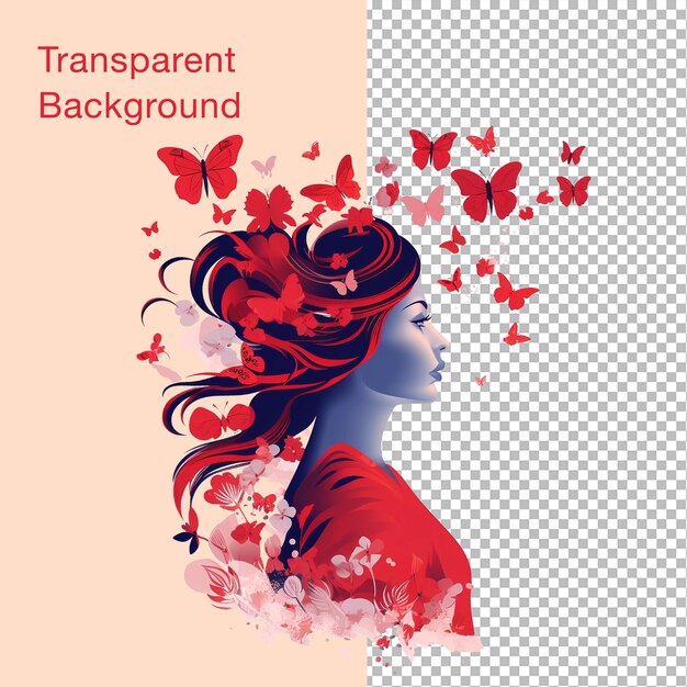 Transparent background international womens day