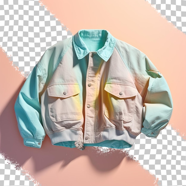 Transparent background isolates jacket