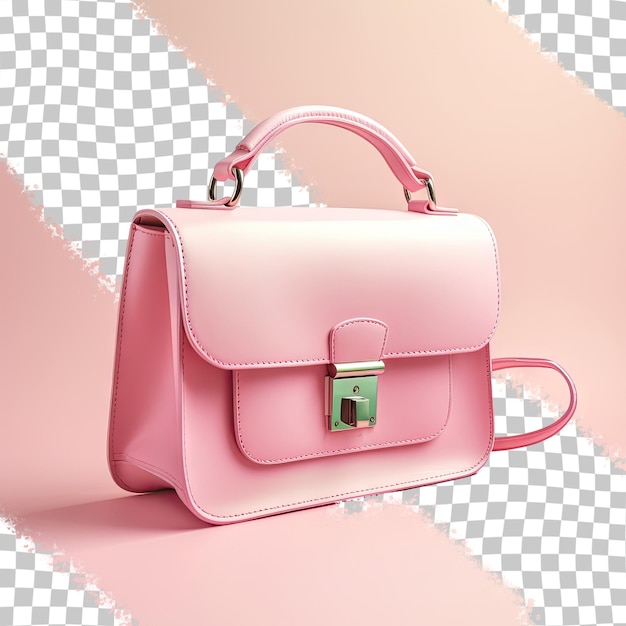 PSD transparent background isolates woman s bag