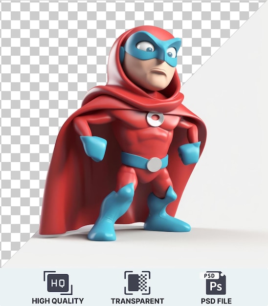 PSD 透明な背景 psd 3d スーパーヒーローのアニメ