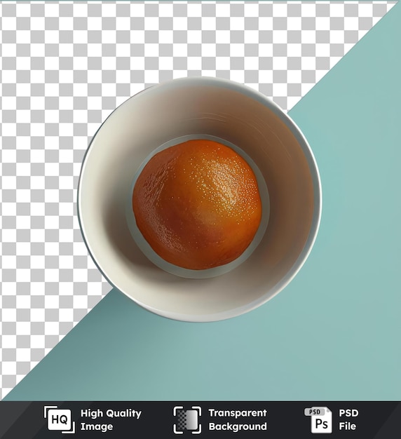 PSD transparent background psd gulab jamun in a white bowl